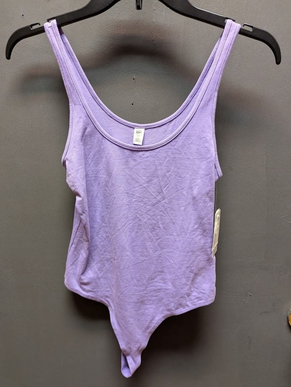 BP. purple tank top style bodysuit thong scoop neck sleeveless Size XS layering